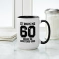 thumbnail image 4 of CafePress - This Is What 60 And Aweso - 15 oz Ceramic Large White Novelty Mug, 4 of 4