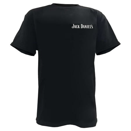 Jack Daniels Men's JD Black Label Short Sleeve T-Shirt - Black