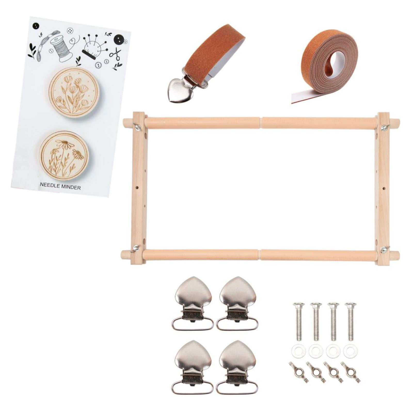 Multifunction Sewing Gadgets Hand Embroidery Hoops DIY Durable Cross Stitch Display Portable Embroidery Tapestry Scroll Holder for Sewing