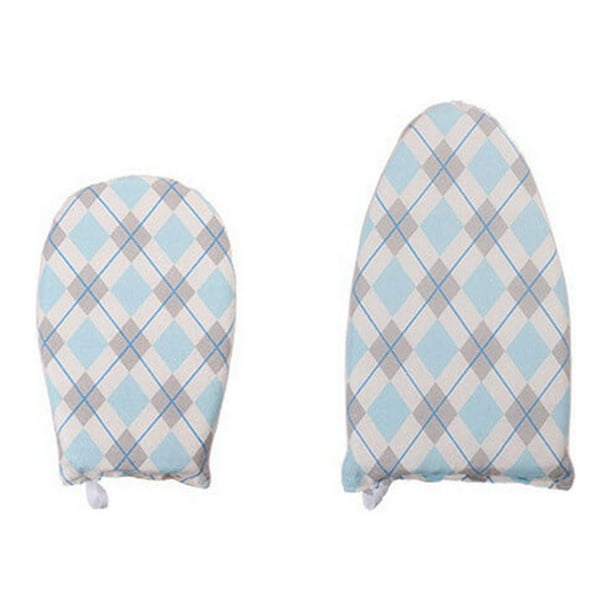 Naiovety 2 piezas de guantes de vapor para ropa, algodón, impermeable, resistente al calor, almohadilla para tabla de planchar, accesorio de Type2 NO2