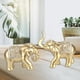 thumbnail image 3 of Esculturas de elefante de resina Feng Shui, estatuas de tronco para decoración de oficina y hogar. dorado, 3 of 9