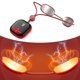 thumbnail image 4 of Masajeador de cuello inteligente con colgante, masajeador de cuello eléctrico de pulso, 19 niveles, 6 modos, portátil, para columna cervical, color rojo, 4 of 13