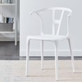 thumbnail image 4 of Silla Moderna Ezra Blanca de Polipropileno para Comedor y Oficina, 4 of 4