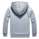 thumbnail image 4 of Gibobby Sudadera hombre Sudadera con capucha y cremallera completa para hombre, manga larga, con capucha(Gris,XG), 4 of 5