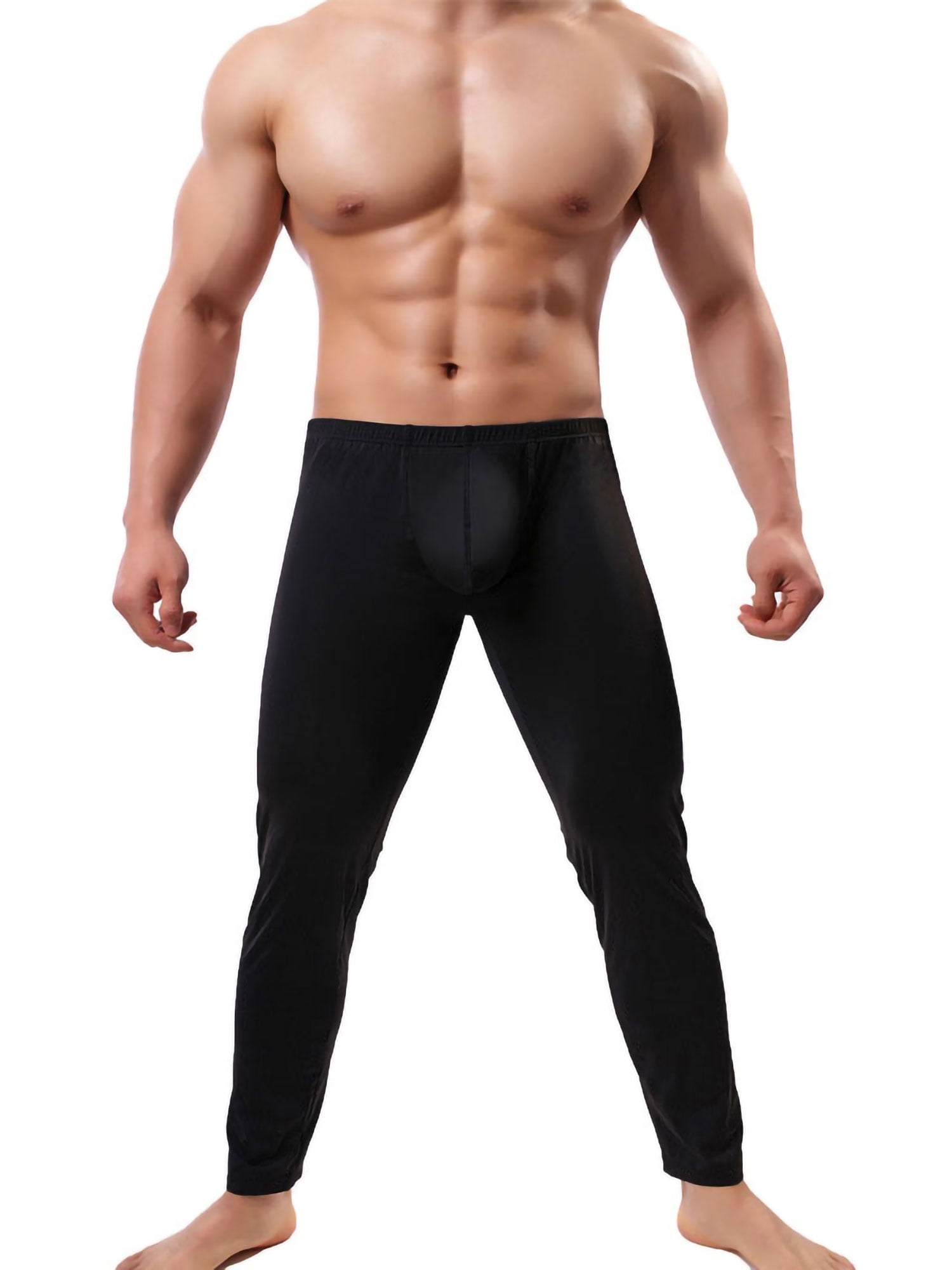 Mens Compression Long Athletic Tight Underwear Pants Legging Sport Gym Training 