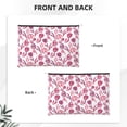 thumbnail image 3 of Fotbe Tulips Flowers Reusable Cosmetic Bag Makeup Bag for Women Large Travel Cosmetic Pouch Girls' Make Up Organizer, 3 of 8