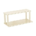 thumbnail image 3 of CoudarTitie Desktop Rack Cup Storage Rack Stylish Save Space Practical 2 Tier Multiuse Table White, 3 of 9