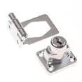 thumbnail image 4 of GROWTH TANK Zinc Alloy Plating Self Locking Security Hasp Staple two keys Lock Shed Cupboard D, 4 of 9