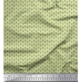 thumbnail image 1 of Soimoi Moss Georgette Fabric Heart & Diamond Shirting Print Fabric by The Yard 42 Inch Wide, 1 of 1