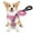 Pink, variant on MoNiBloom No Pull Dog Harness with Leash, No Choke Reflective Pet Vest Adjustable Breathable Mesh Harnesses Dogs Walking, Purple M