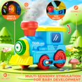 thumbnail image 2 of Set de Tren Divertido con Vapor, Música y Luces para Niños de 3 Años en Adelante, 2 of 8