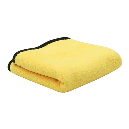 16 x16 Microfiber Car Cleaning Cloths - 1200gsm Ultra Thick - Scratch-free Lint-free - 3-Pack for Car Home - Absorbent and Reusable