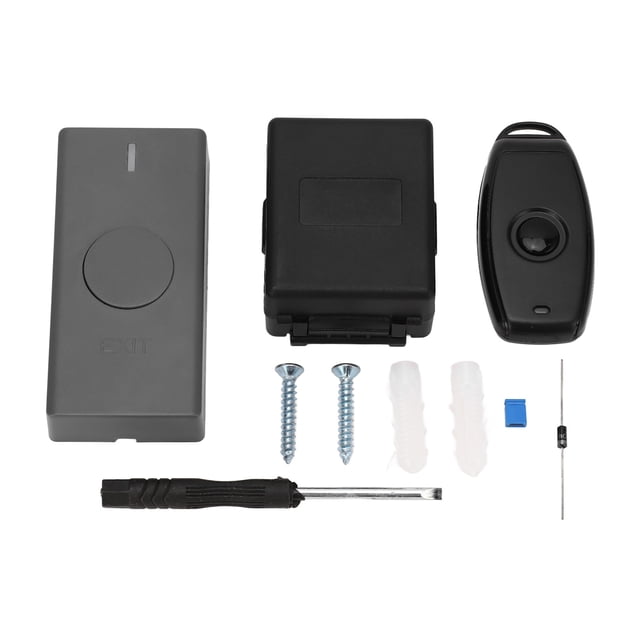 Kit de cerradura de puerta inalámbrica, Control remoto, sistema de abridor de puerta de entrada electrónico sin llave con botón de apertura de puerta