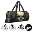 thumbnail image 3 of Defioc Gothic Winged Skull for Travel Duffle Bag,Weekender Bag Carry On Tote Bags Hospital Bag Large Capacity Sport Gym Bag for Men Women Fit for Trave, Gym,Weekend, 3 of 6