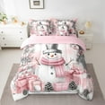 thumbnail image 2 of Castle Fairy Kids Cartoon Snowman 7-Piece Twin Bedding Sets,Merry Christmas Bedding Comforter Set,Xmas Gifts Breathable Sheet Sets,Luxury Bedroom Decor, 2 of 8