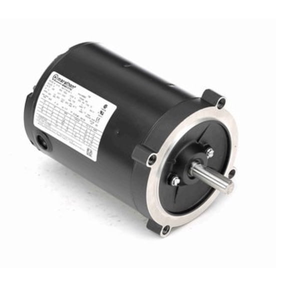1/2 hp 1800 RPM 3-Phase 56C Frame TENV (no base) 230V Marathon Motor # Y505