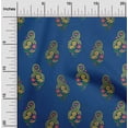 thumbnail image 1 of oneOone Georgette Viscose Fabric Leaves|Swirl & Floral Block Decor Fabric Printed BTY 42 Inch Wide, 1 of 4