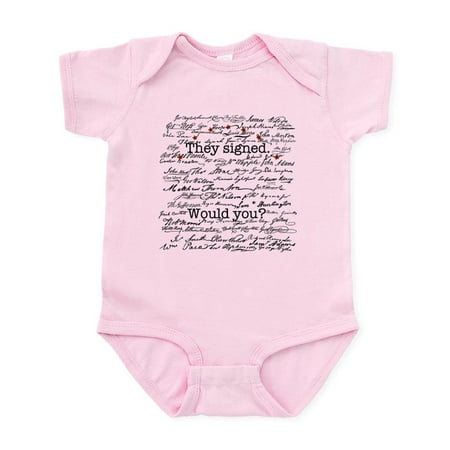 

CafePress - Declaration Of Independence Infant Bodysuit - Baby Light Bodysuit Size Newborn - 24 Months