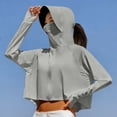 thumbnail image 2 of Abomasnow Women's UPF 50+ Jackets UV Sun Protection Full Zip Long Sleeve Hooded Jackets Casual Breathable Lightweight Hoodie Sun Shirts, 2 of 6