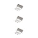 thumbnail image 3 of Eigraketly Guitar Bridge Hard Tail Sturdy Frame Tool Plated Replaced Saddle Gasket Metal Electric Tremolo Part Professional Installed Type1, 3 of 6