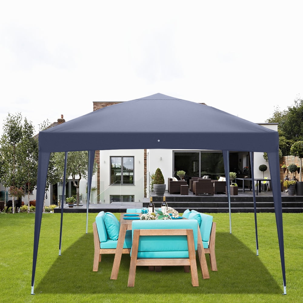 Kepooman 3 x 6m Sides Party Tent, Commercial Instant Shelter Tent, Heavy Duty Event Tent Pavilion, Portable Waterproof Canopy Folding with Carry Bag, Blue, No Side Kepooman 3 x 6m Sides Party Tent, Commercial Instant Shelter Tent, Heavy Duty Event Tent Pavilion, Portable Waterproof Canopy Folding with Carry Bag, Blue, No Side