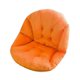 thumbnail image 5 of Cojín para hamaca mecedora con respaldo, 45x45 cm. Cojín para asiento de cesta colgante. Naranja, 5 of 9