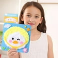 thumbnail image 6 of RuiJiao DIY Embroidery Kit for Kids and Adults, Handmade Sewing Craft with Yarn, Needle, and Patch - 21cm Square, 6 of 7