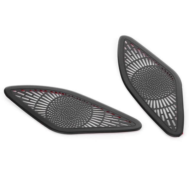 Juego de 2 piezas de cubierta de altavoz ANGGREK para coche ajuste Benz Clase B GLB W247 2020 Negro