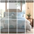 thumbnail image 4 of Madison Park MPE10-159 Essentials Knowles Complete Bed & Sheet Set Full Aqua,Full, 4 of 5