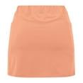 thumbnail image 6 of HXWCHs Women's Casual Athletic Tennis Skort with Pocket Active Yoga Sport Skirt Shorts Orange XXXXXL, 6 of 6