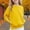 Yellow, variant on Girls Oversized Crewneck Sweatshirt Long Sleeve Pullover Tops Drop Shoulder Side Split Fleece Sweatshirts Casual Fall Clothes for Kids 3-14Y, Black 110