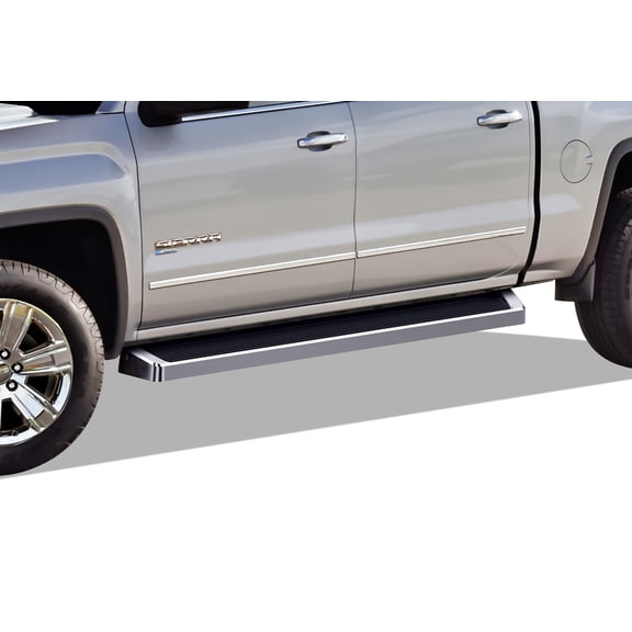 2015-2019 Chevy Colorado Crew Cab 2015-2019 GMC Canyon Crew Cab Polish Finish 6 Inch iRunning Board Door to Door Side Bar Side Step Running Board