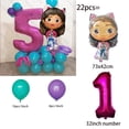 thumbnail image 4 of Globos de fiesta de cumpleaños con forma de gato de Gabby Dollhouse, decoración de números del 1 al 9, juguetes para niña, suministros de decoración para fiesta de baby shower, 4 of 5