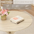 thumbnail image 6 of Gymax 36'' Round Farmhouse Dining Table for 4 w/Stable Intersecting Pedestal Base Gray, 6 of 10