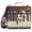 Cute Dog on Piano, variant on 3 Ring Zipper Binder with Shoulder Strap Waterproof Trapper Keeper 2 Inch D-Ring 500 Sheets Capacity Desert Stone Landscape