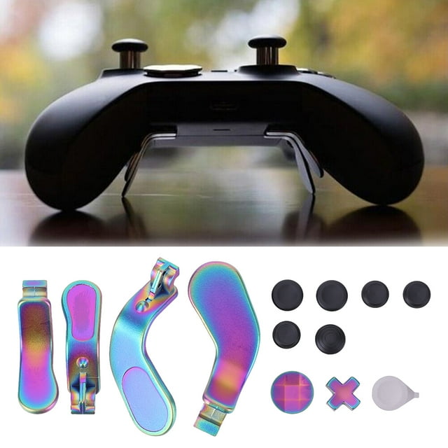Conjunto componentes del controlador 16/18 en 1 paletas pulgar metal D-Pad Anillos que transportan destornillador caja para One Elite Series 2