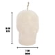 thumbnail image 2 of Veladora de craneo, grande (Blanco), 2 of 5