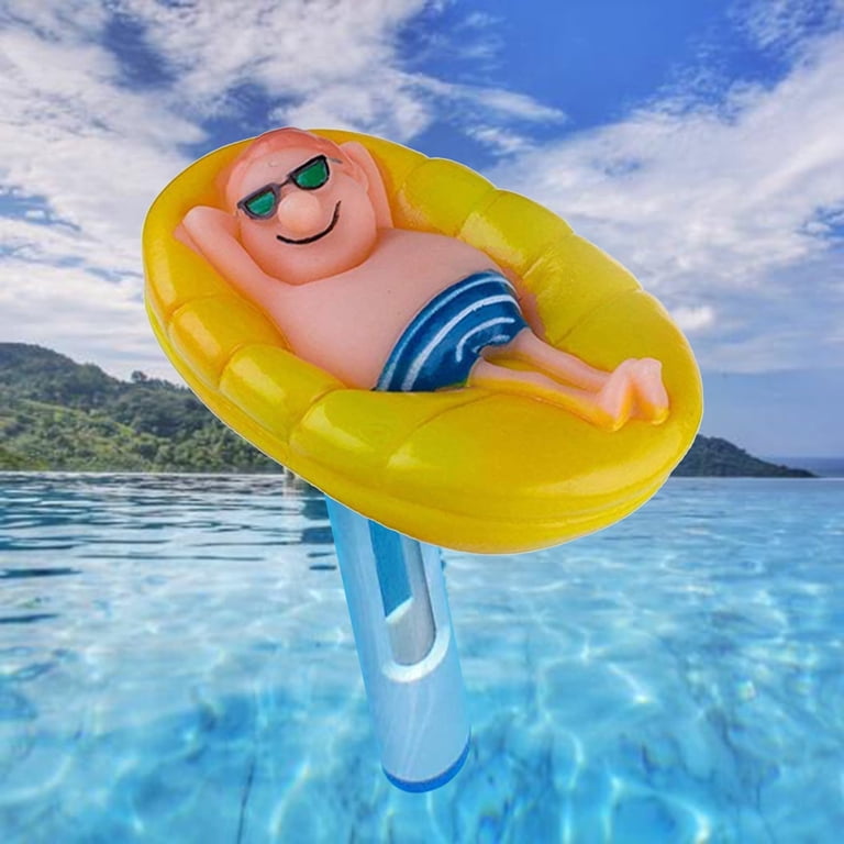 GJX 2026 New Pool Thermometer Waterproof Creative Accurate Funny Man ...