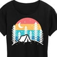 thumbnail image 3 of Instant Message - Rainbow Sunset - Campsite Views - Women's Short Sleeve Graphic T-Shirt, 3 of 6
