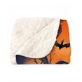 thumbnail image 2 of Mummy Corgi Happy Halloween with Pumpkins Bats Spooky Fun Cozy Sherpa Blanket Welsh Corgi Dog Lover Gifts Idea Warm Soft Throw Blanket - 00019, 2 of 5