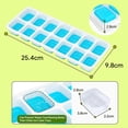 thumbnail image 3 of Moldes para Hielo Paquete de 4, Cubos Bandeja de Cubos de Hielo, 3 of 4
