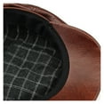 thumbnail image 2 of Genuine Leather Newsboy Cap Mans Hat Real Leather Vintage Short Brim Autumn Winter Classic Fashion Stylish Woman Hat ,Fashion, 2 of 2