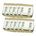 thumbnail image 3 of 10 pinzas para fijar perneras de pantalón, portátiles, multiusos, premium. Amarillo transparente, 3 of 8