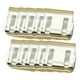 thumbnail image 3 of 10 pinzas para fijar perneras de pantalón, portátiles, multiusos, premium. Amarillo transparente, 3 of 8
