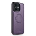 thumbnail image 2 of Allytechgroup Case for iPhone 12 Mini with Detachable Cards Holder, RFID Blocking 2 In 1 Wallet Case with Kickstand Shockproof Back Cover Shell for iPhone 12 Mini, Purple, 2 of 8