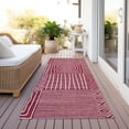 thumbnail image 6 of Addison Rugs Chantille Indoor/Outdoor Transitional Geometric Garnet Washable Runner Rug, 2'3" x 7'6", 6 of 6