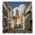 thumbnail image 3 of Ambesonne European Shower Curtain, Heidelberg Streets, 69"Wx75"L, Multicolor, 3 of 3