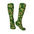 thumbnail image 4 of Balery Big Colorful Avocados Printed Novelty Socks Men's Women's Crew Socks Sports Socks Knee High Socks Cotton Socks Quirky and Cool Socks, 4 of 9