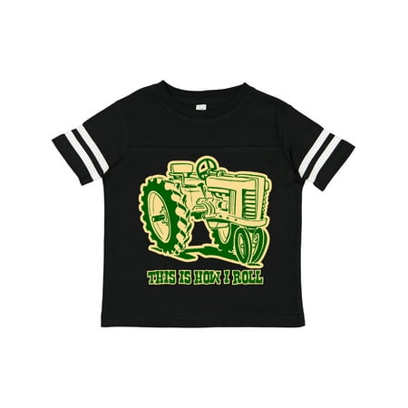 

Inktastic This is How I Roll Tractor GRN Gift Toddler Boy or Toddler Girl T-Shirt