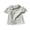 White, variant on Girls Flutter Collar Puff Sleeve Polo Top Bow Embroidered Solid Cute Casual Summer Tee,7-8 Years